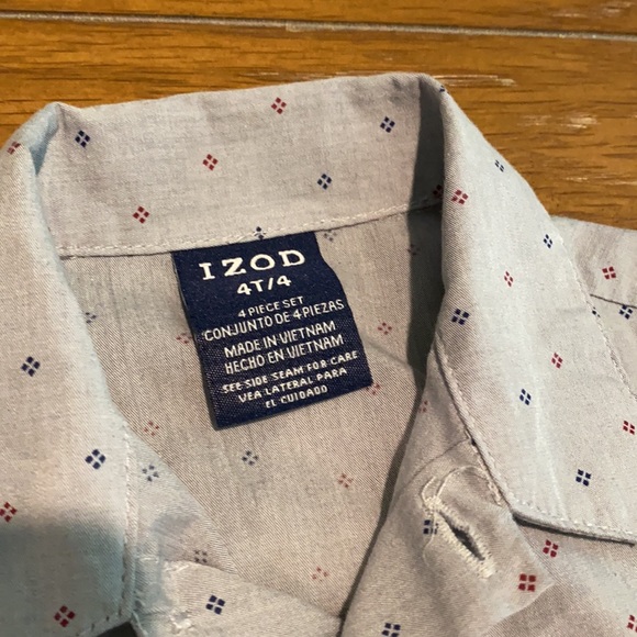 Izod boys size 4T dress shirt - Picture 2 of 5